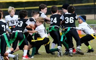 The Irish flag football team win!