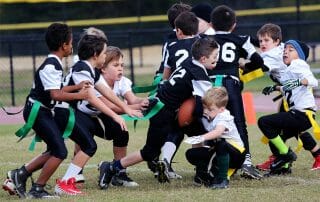 The Irish flag football team win!