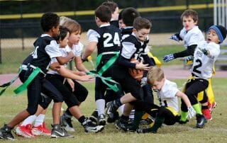 The Irish flag football team win!