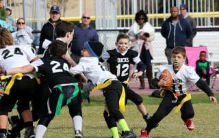 The Irish flag football team win!