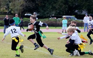 The Irish flag football team win!