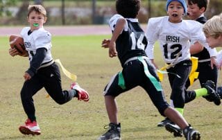 The Irish flag football team win!