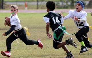 The Irish flag football team win!