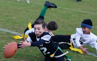The Irish flag football team win!
