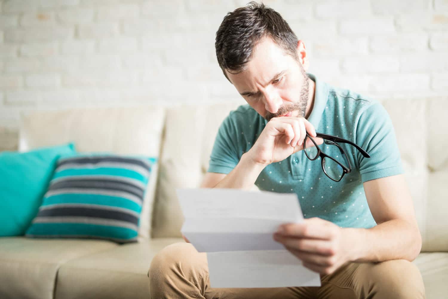 got a letter wife filed for divorce
