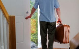 is it abandonment if my wife made me leave
