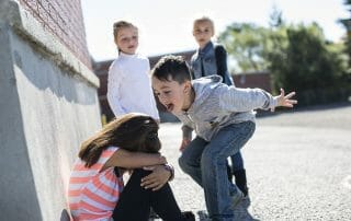 child acting out in school after separation