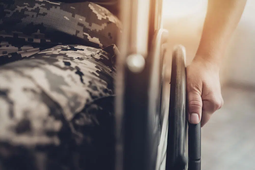 Do disabled vets have to pay spousal support?