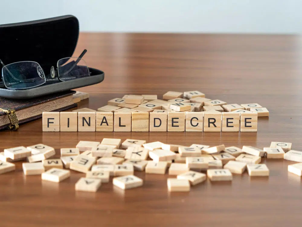 what is a final decree of divorce?