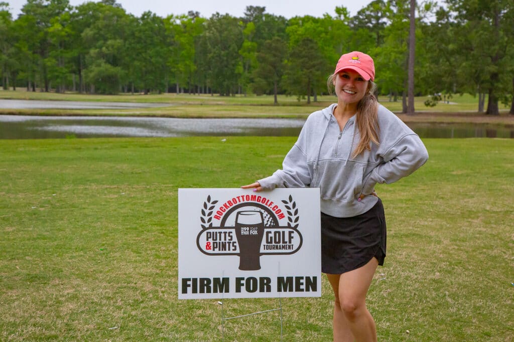Putts and Pints 2022 The Firm For Men Sponsorship