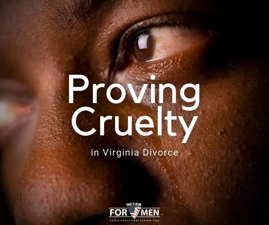 How to Prove Cruelty for Divorce in Virginia