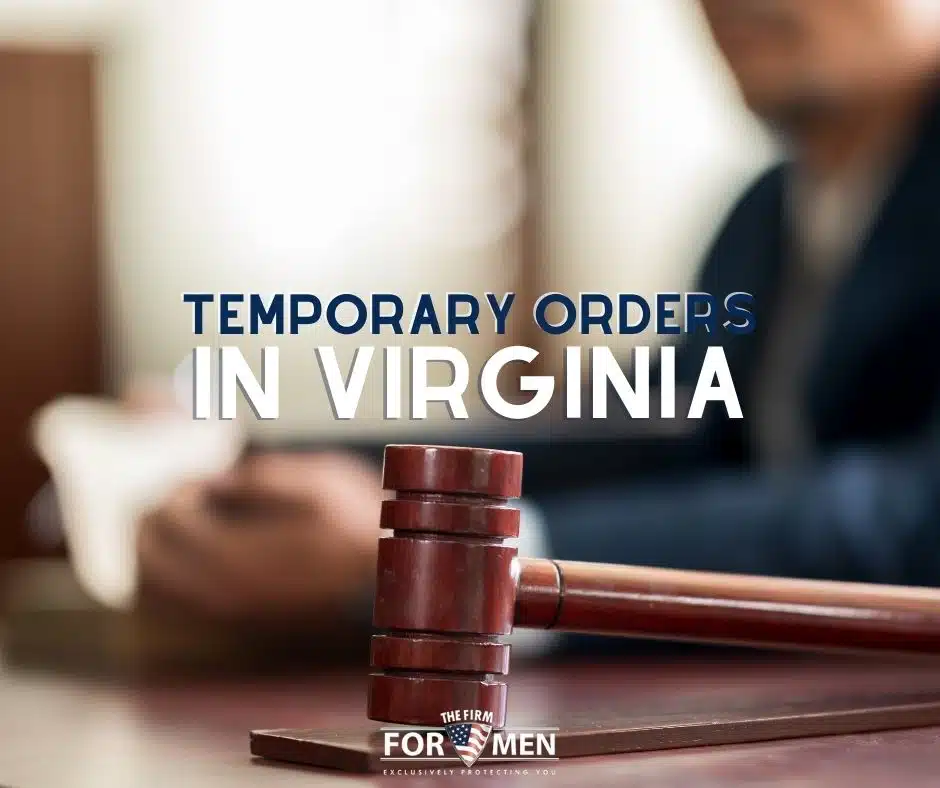 What is the Purpose of a Temporary Order in Virginia Courts