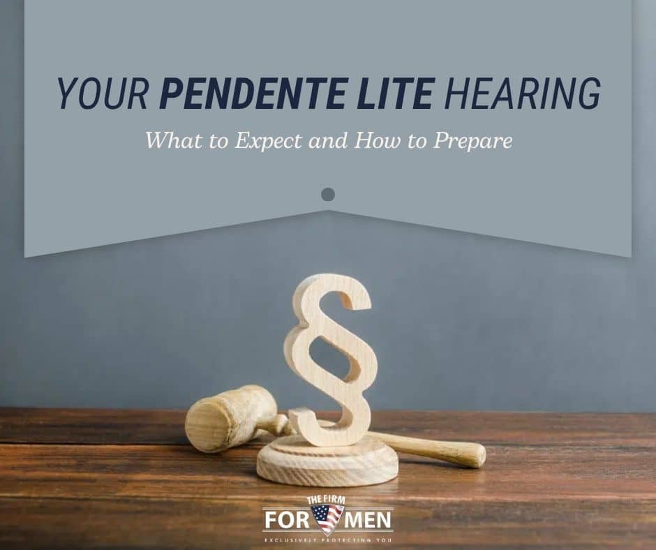 Pendente Lite Hearing How to Prepare